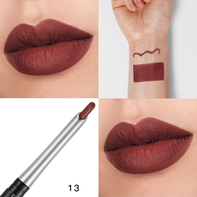KissICON Color #13 KissIcon 12 Colors Lipstick - Waterproof Matte Long