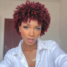 KissICON Color 3 / 6inch Kissicon Chic Short Dreadlock Wig Ombre