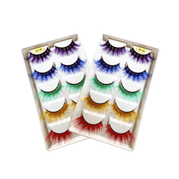 KissICON Color mix KissIcon Colorful 3D False Eyelashes Set - Bold