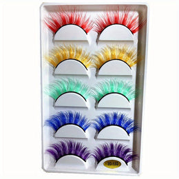 KissICON Color mix KissIcon Colorful 3D False Eyelashes Set - Bold