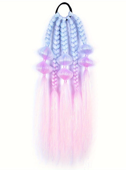 KissICON Colorful Braided Hair Extensions Easy Braid Bra