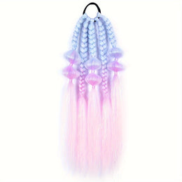 KissICON Colorful Braided Hair Extensions Easy Braid Bra