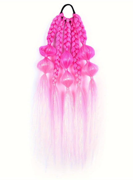 KissICON Colorful Braided Hair Extensions Easy Braid Bra