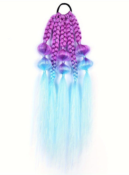 KissICON Colorful Braided Hair Extensions Easy Braid Bra