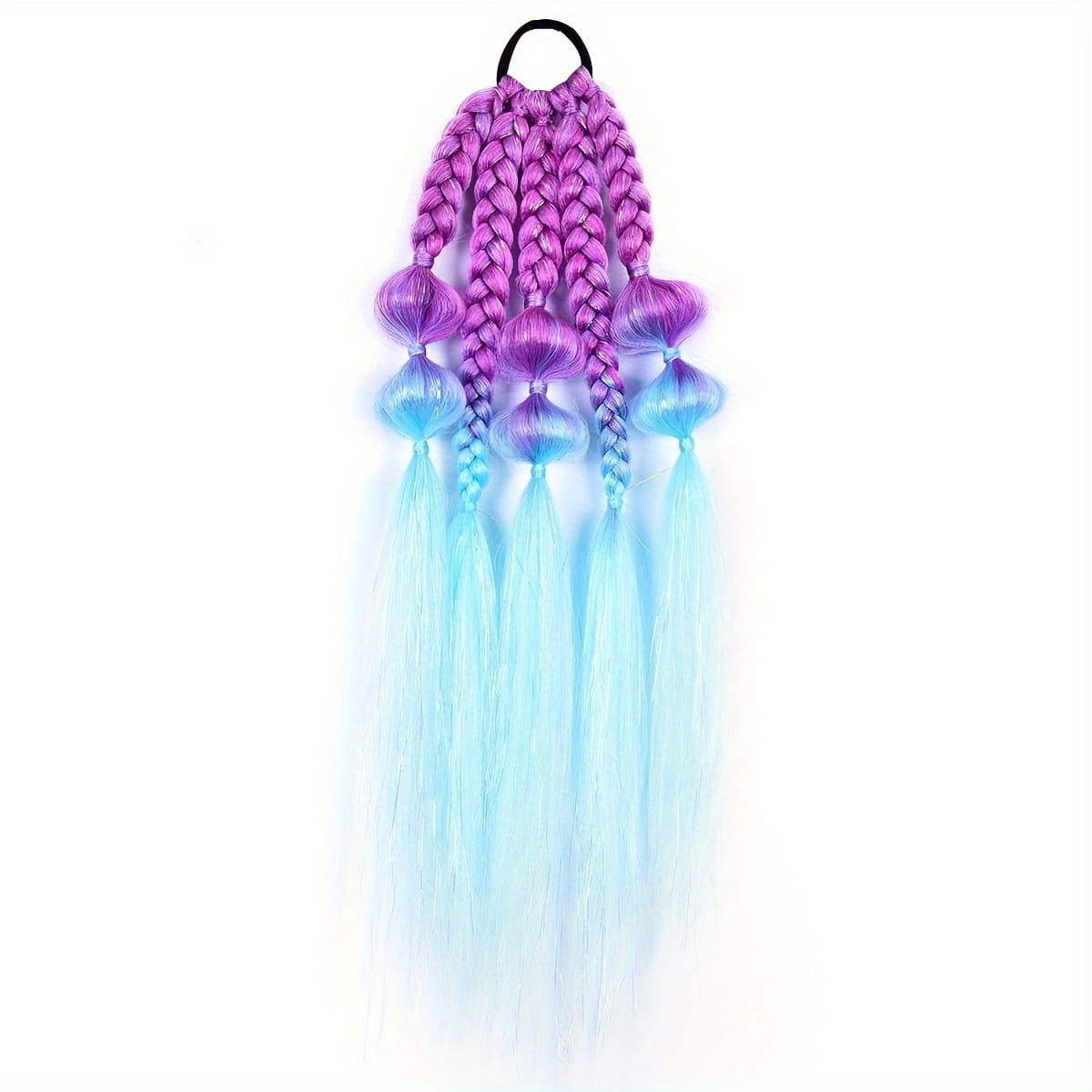 KissICON Colorful Braided Hair Extensions Easy Braid Bra