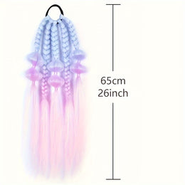 KissICON Colorful Braided Hair Extensions Easy Braid Bra