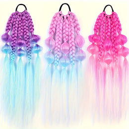 KissICON Colorful Braided Hair Extensions Easy Braid Bra