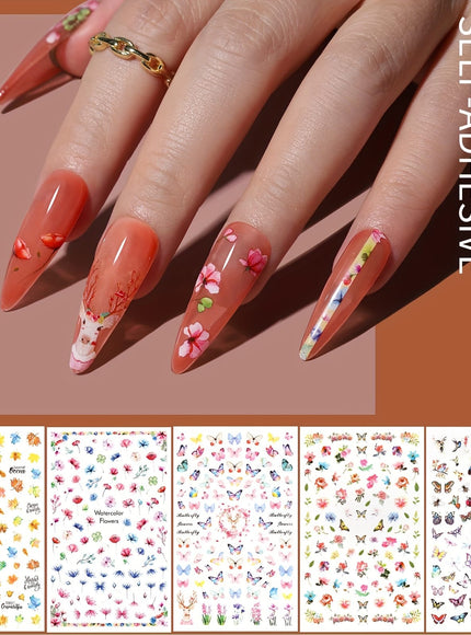 KissICON Colorful KissIcon Nail Art Kit With Brushes And Tools
