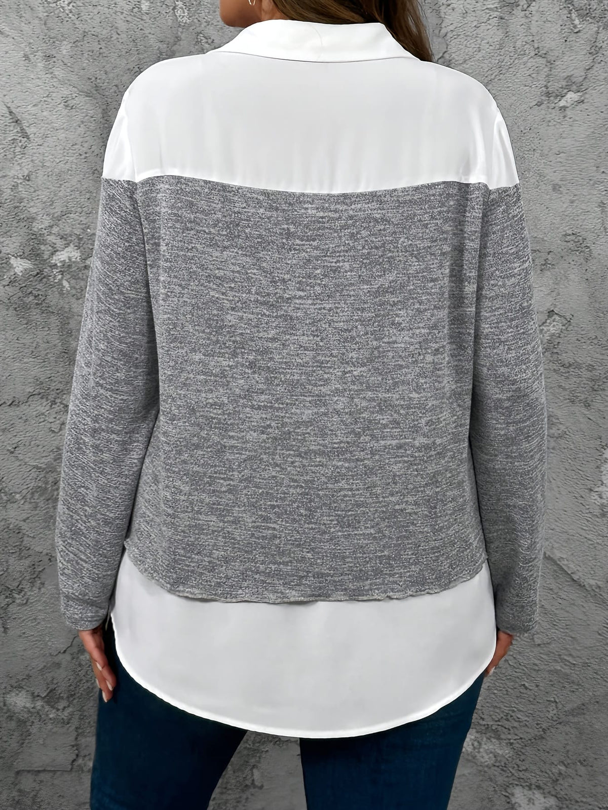 jkthpu-45 Comfort Stretch Fit Top for Plus Size Women | KissICON