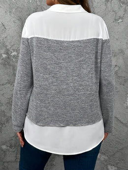 jkthpu-45 Comfort Stretch Fit Top for Plus Size Women | KissICON