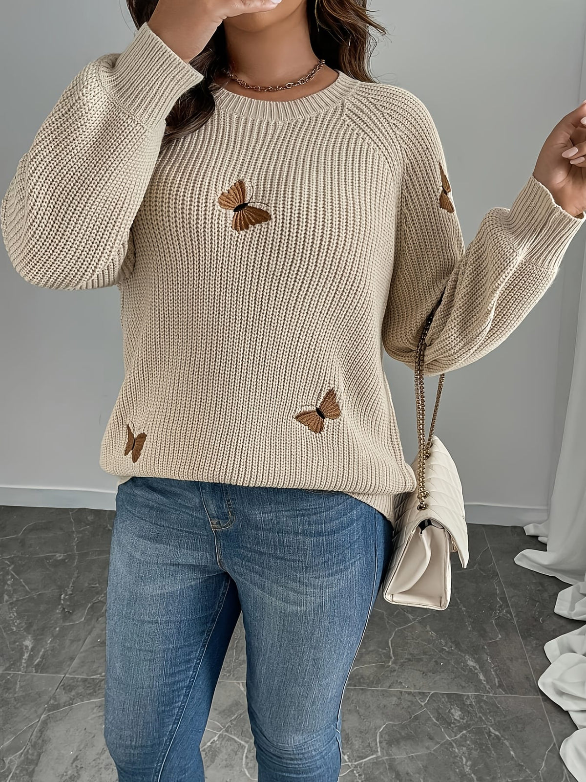 jkthpu-45 Comfort Stretch Pullover for Plus Size Women | KissICON