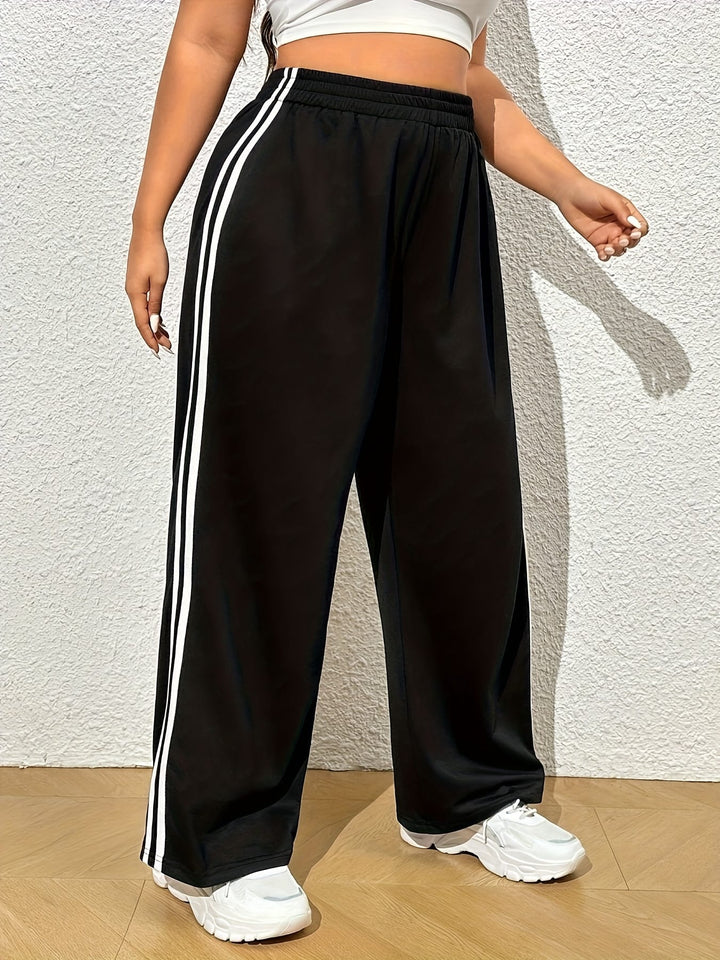 Comfort Stretch Straight Leg Pants for Plus Size Women | KissICON