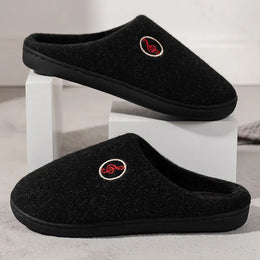 KissICON Comfort Warm Couples Home Cotton Slippers Winter Non