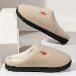 KissICON Comfort Warm Couples Home Cotton Slippers Winter Non