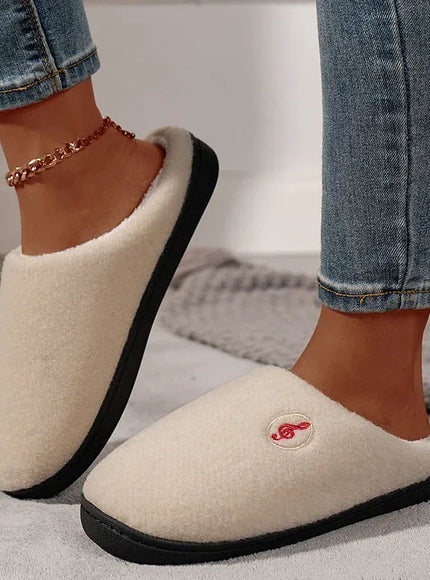 KissICON Comfort Warm Couples Home Cotton Slippers Winter Non