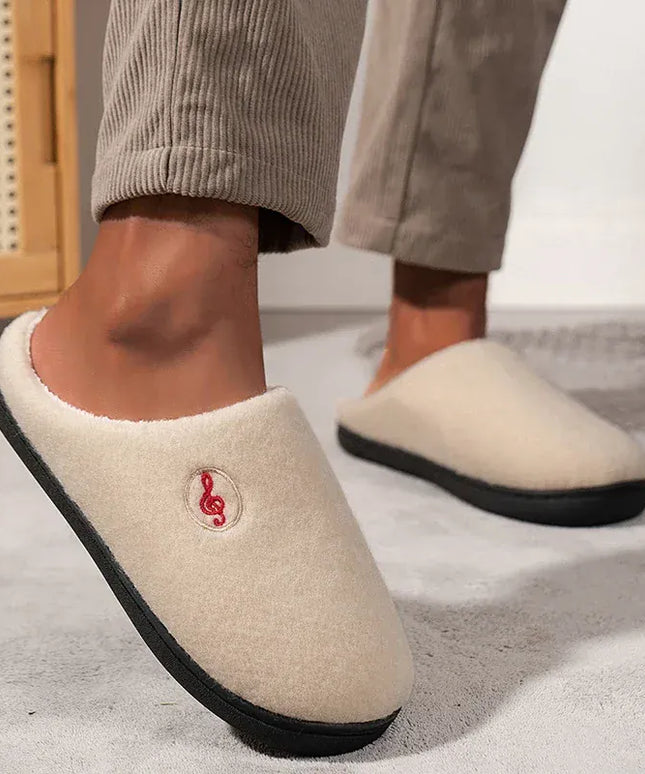 KissICON Comfort Warm Couples Home Cotton Slippers Winter Non