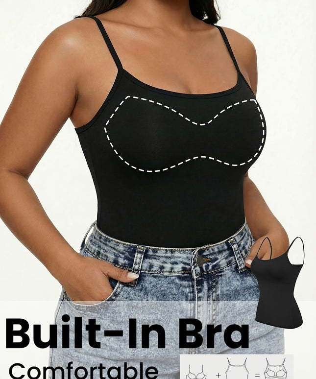 jkthpu-45 Comfortable 2in1 Shapewear Top BraFree Comfort
