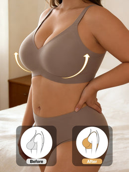KissICON Comfy Curve Full Coverage Jelly Bra – Soft