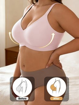 KissICON Comfy Curve Full Coverage Jelly Bra – Soft