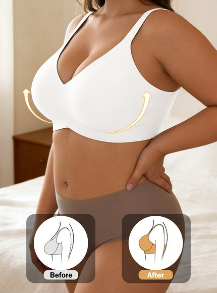 KissICON Comfy Curve Full Coverage Jelly Bra – Soft