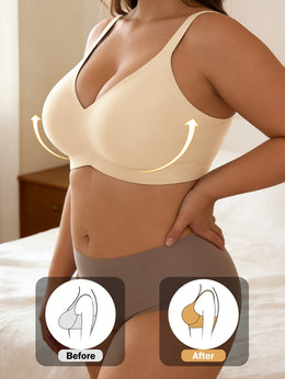 KissICON Comfy Curve Full Coverage Jelly Bra – Soft