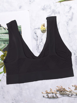 KissICON Comfy Mesh Wireless Bras – 3 Unpadded