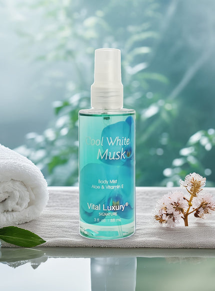 KissICON Cool White Musk Holiday Floral Fruity Body Mist Lasting