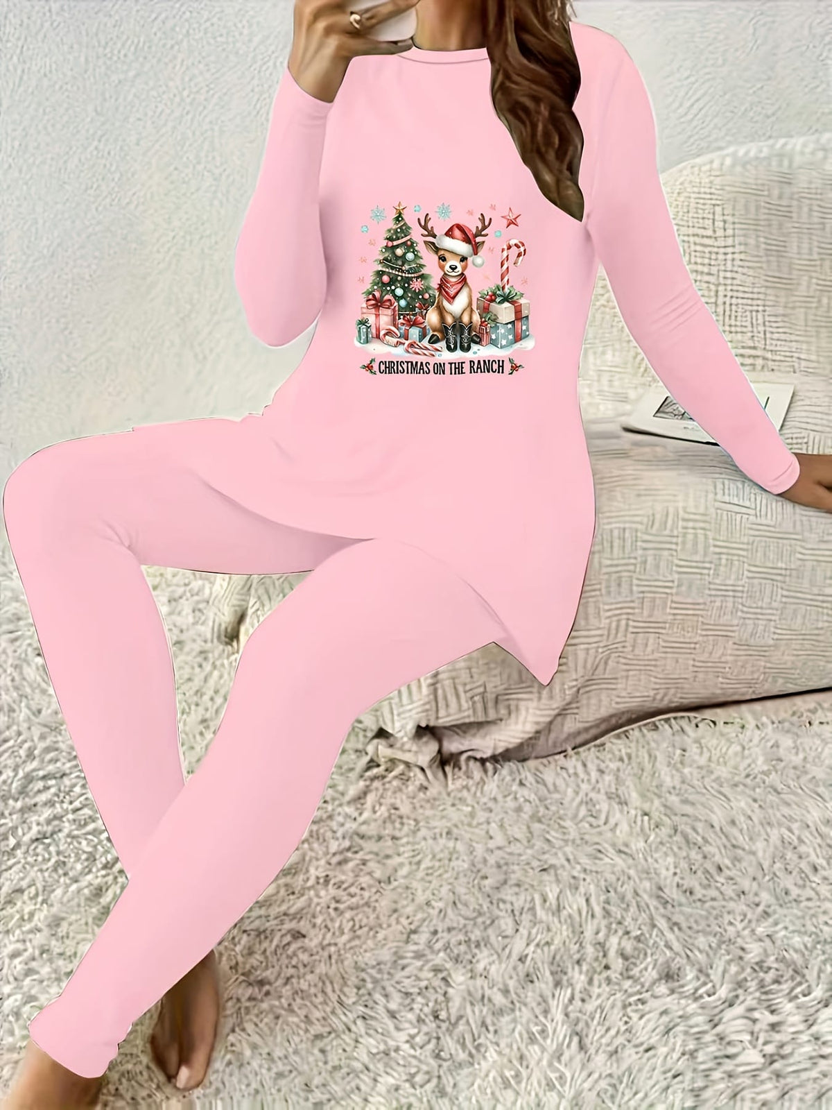 KissICON Cozy Christmas Giraffe Curve Set