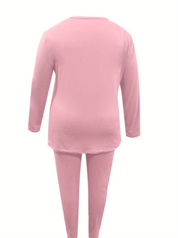 KissICON Cozy Curve Christmas Fleece Pajama Set – 0x8x