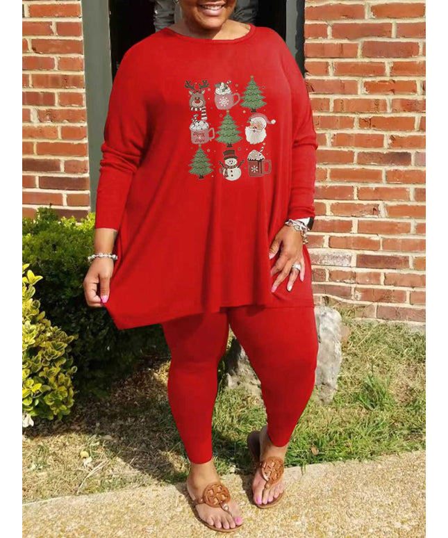 KissICON Cozy Curve Christmas Fleece Pajama Set – 0x8x