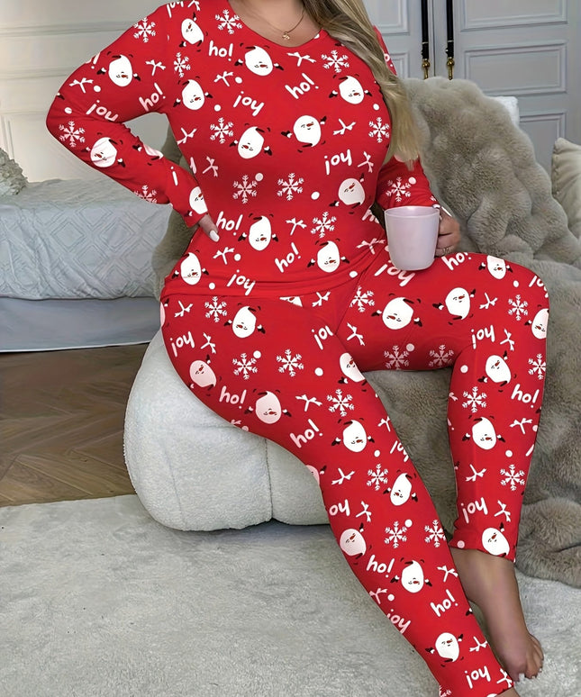 KissICON Cozy Curve Christmas Lounge Set – Warm