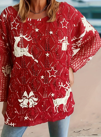 KissICON Cozy Curve Christmas Snowflake Reindeer