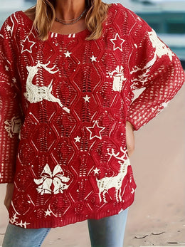 KissICON Cozy Curve Christmas Snowflake Reindeer
