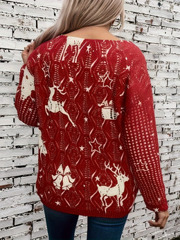 KissICON Cozy Curve Christmas Snowflake Reindeer