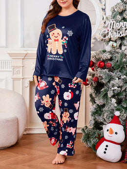 KissICON Cozy Curve Gingerbread Santa Pjs