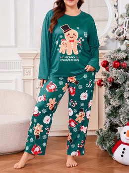 KissICON Cozy Curve Gingerbread Santa Pjs