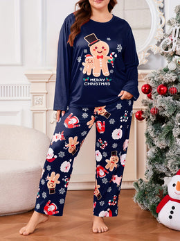 KissICON Cozy Curve Gingerbread Santa Pjs