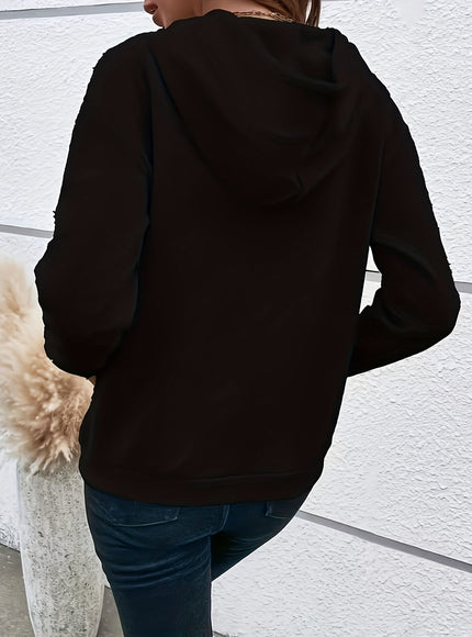 KissICON Cozy Curve Gnome Print Oversized Hoodie