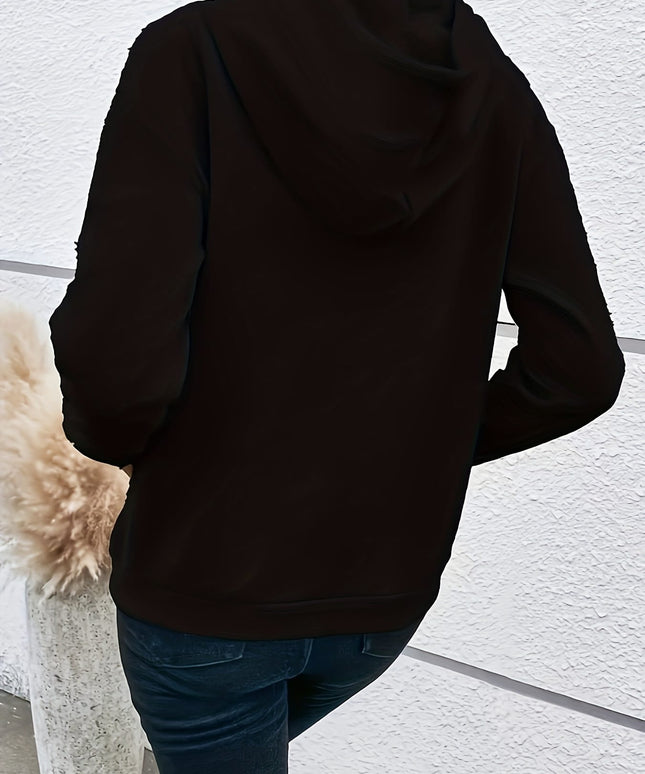 KissICON Cozy Curve Gnome Print Oversized Hoodie