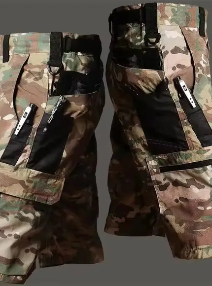KissICON CP / XL Mens Military Green Camo Work Shorts  Durable  Tactical