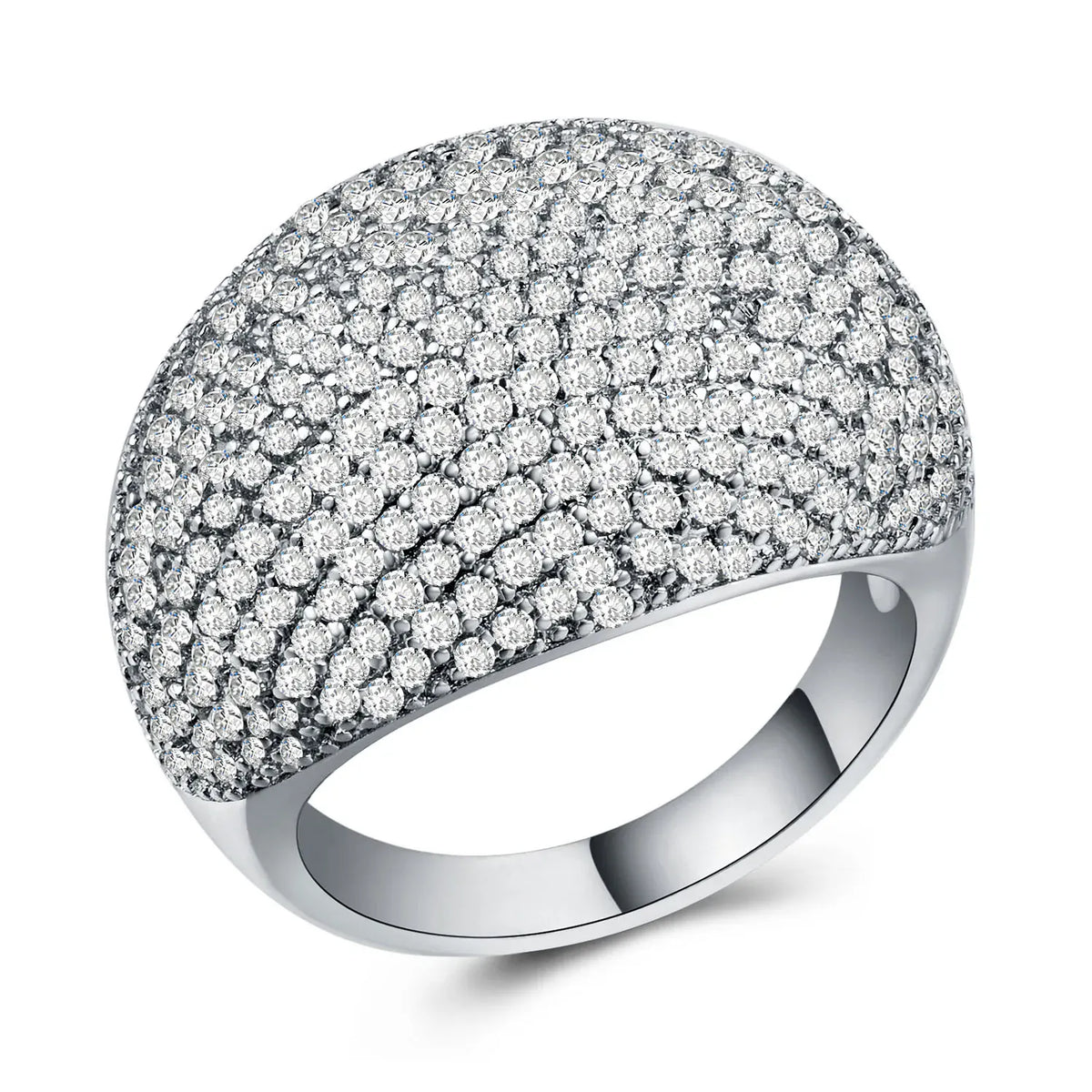 KissICON CR6030silver / 6 Milangirl CZ Rings Bling Jewelry – Elegant