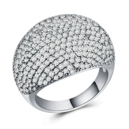KissICON CR6030silver / 6 Milangirl CZ Rings Bling Jewelry – Elegant