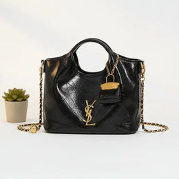 KissICON Bags Cream Embroidered Luxury Tote Bag