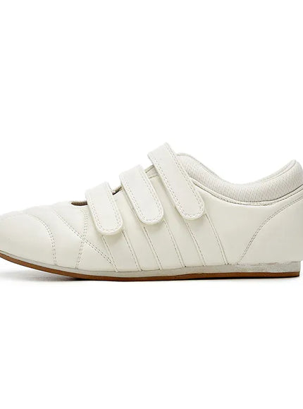 KissICON Creamy-white / 40 Casual Flat Shoes for Women New Spring Autumn