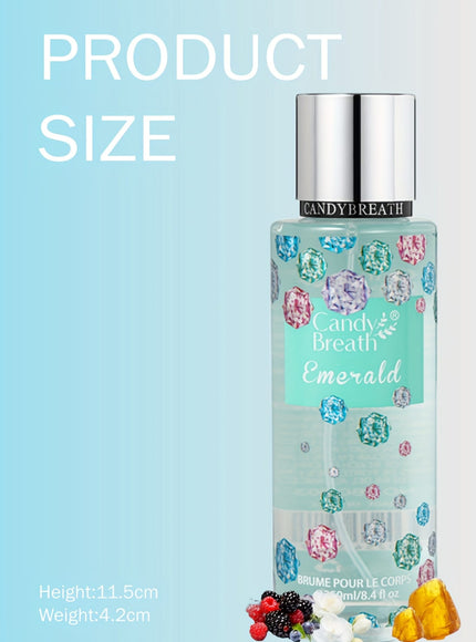 KissICON created-emerald Tropical Citrus Floral Body Mist Freshness