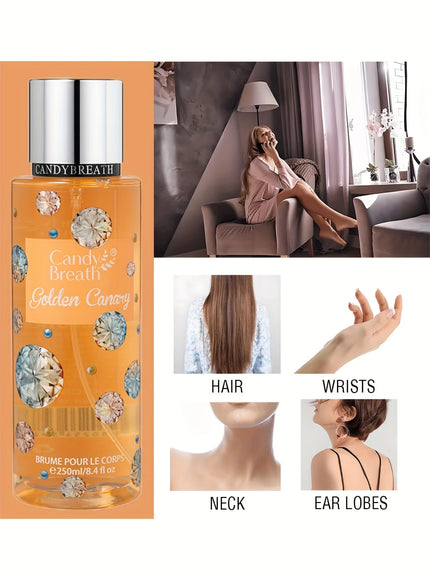 KissICON created-emerald Tropical Citrus Floral Body Mist Freshness