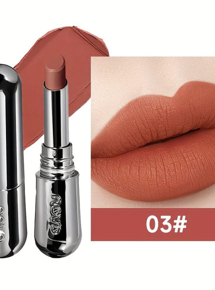 KissICON Crimson Red Novo Longlasting Burgundy Red Matte Lipstick