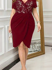 crimson / UK 16