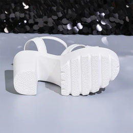 KissICON Cross Band Super High Heel Sandals Women Plus