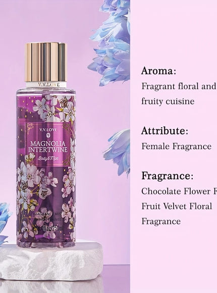 KissICON CRUSHED PETA Long Lasting Fragrance Body Mist Cherry Blossom Peach